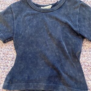 Blue Tie-Dye Short Sleeve Tee